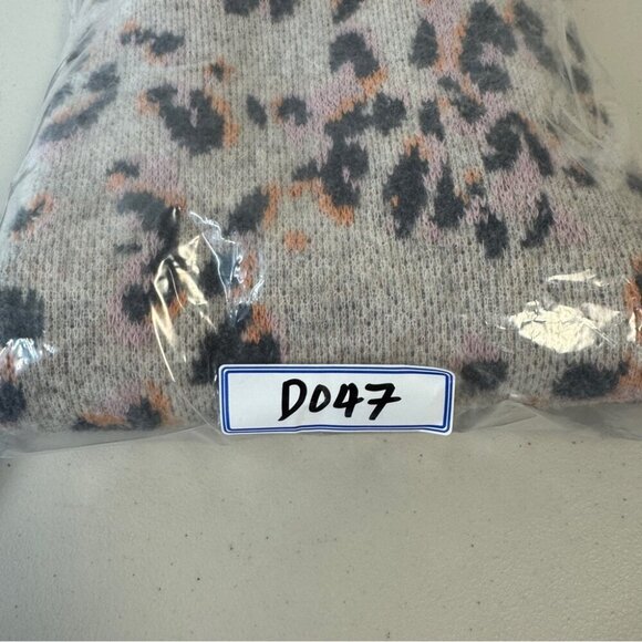 Anthropologie Women's Emmy Cowl Neck Leopard Print Oversized Sweater Size XS - Picture 14 of 16